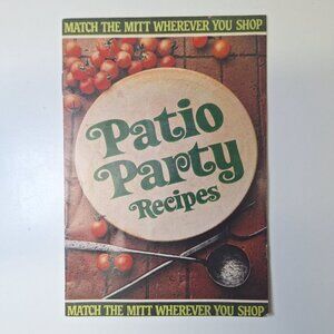 Patio Party Vintage Recipe Booklet Cook Ad SPAM Hellmans Cheetos Van Camps Snack